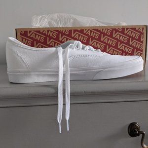 White Vans Size 12